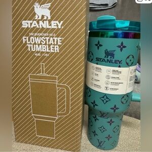 Stanley teal multicolored Tumbler 40oz, brand new.